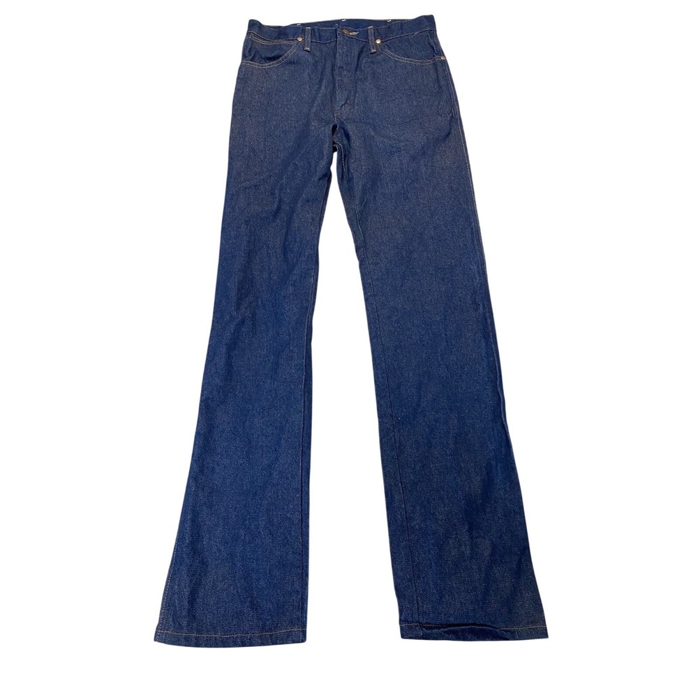 Vintage Y2K Wrangler 13MWZ Cowboy Cut 33x36 Bootcut Western Denim Jeans